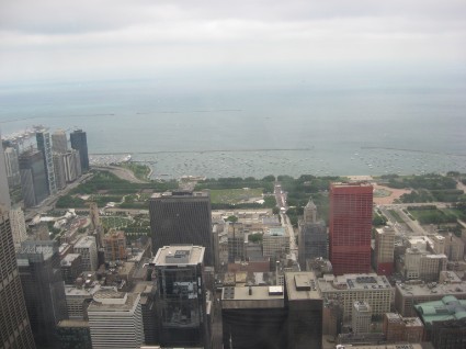 view from the Sears Tower in Chicago, 2008
